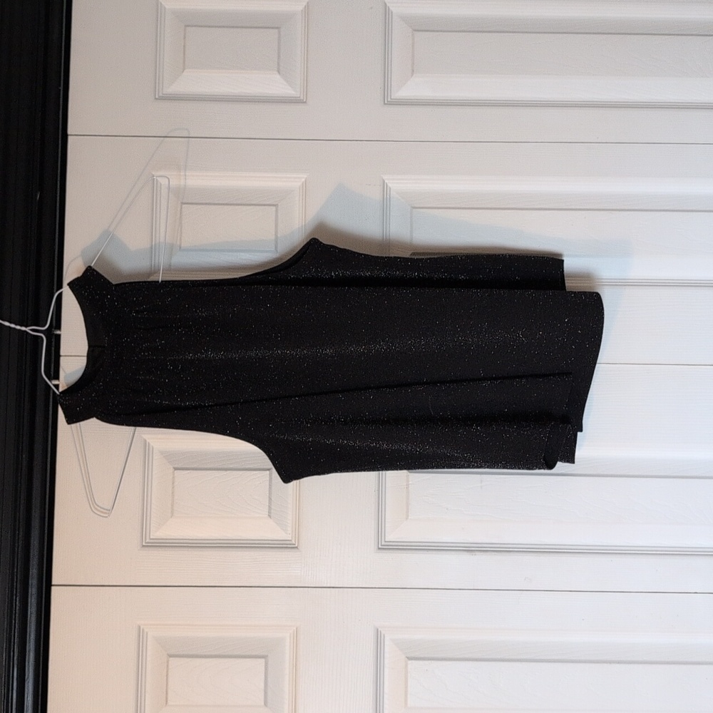 NWT Maurices black sparkle halter top